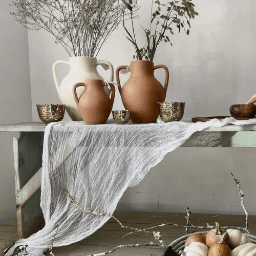 Terracotta amfora kruik