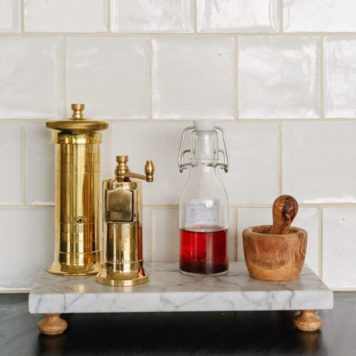 Marmeren plateau van Carrara marmer