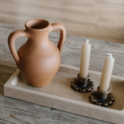 Travertin Tray | Dienblad 30x15cm 4 Travertin dienblad 30x15cm