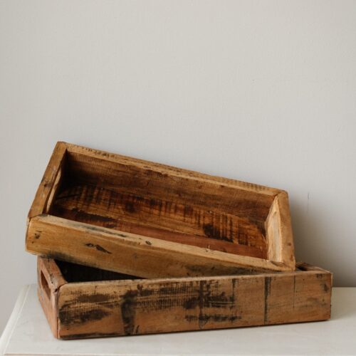 Houten Tray Dienblad 6 Houten tray rechthoek