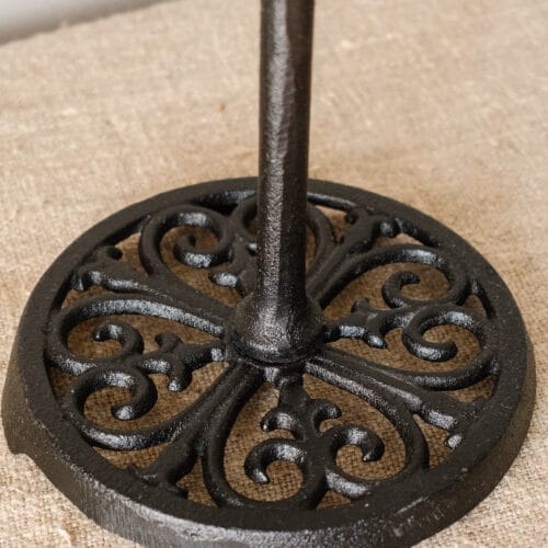 Landelijke keukenrolhouder gietijzer