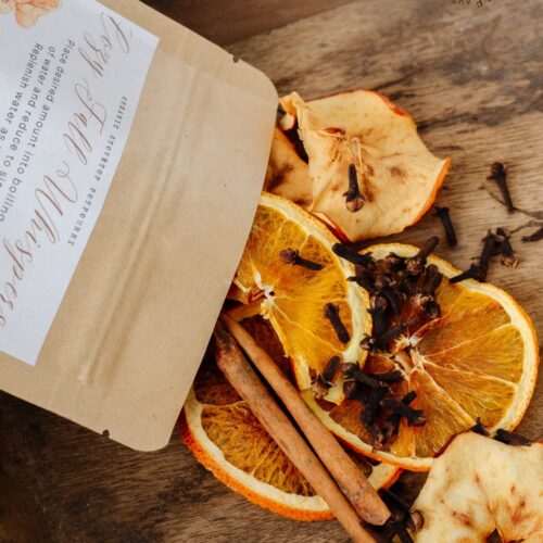 Potpourri Stoofpotje Cozy Autumn Whispers 4 Biologische potpourri stoofpotje Herfst