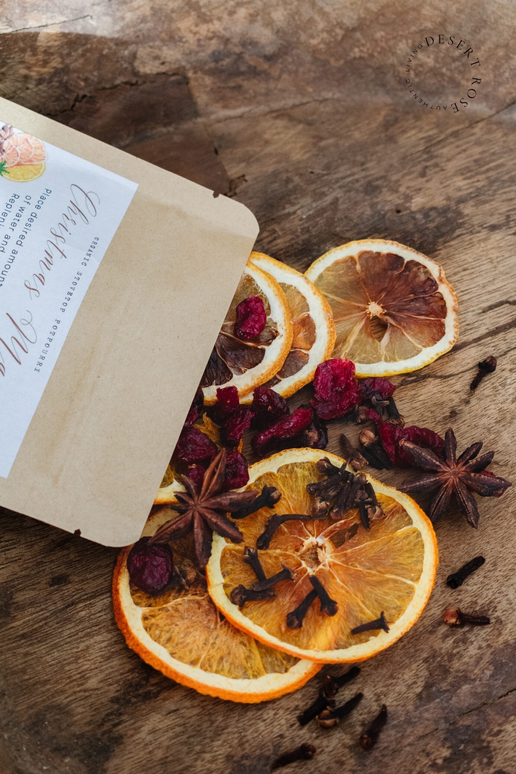 Biologische potpourri voor de kerst Biologische potpourri voor de kerst