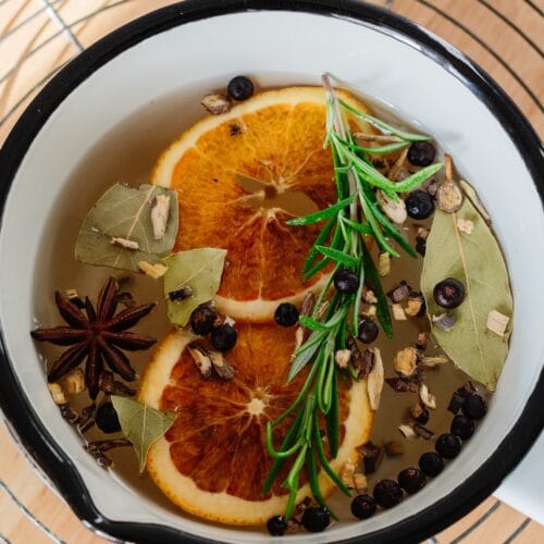 Biologische potpourri voor het winter seizoen
