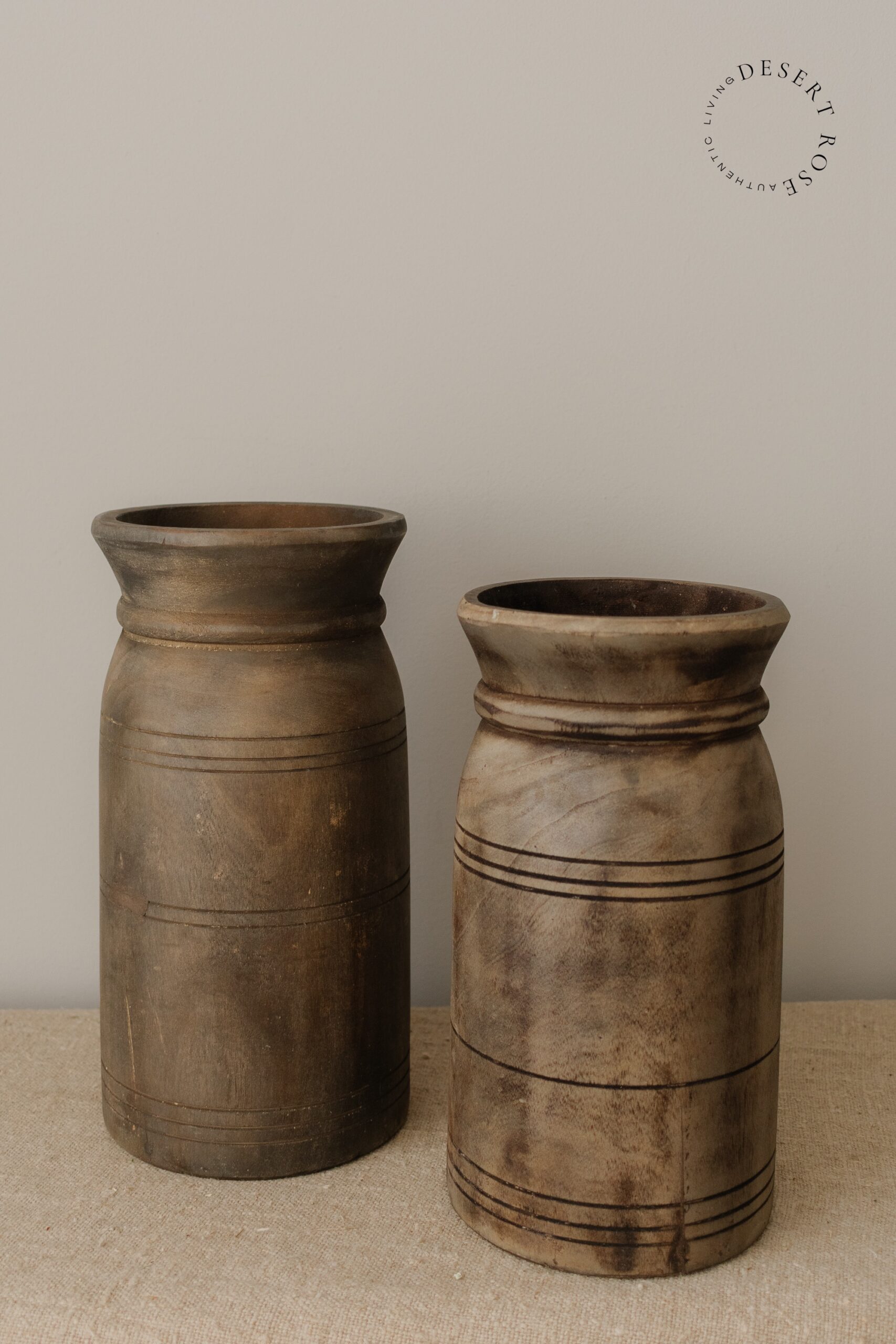 Nepalese Houten kruik Nepalese Houten kruik