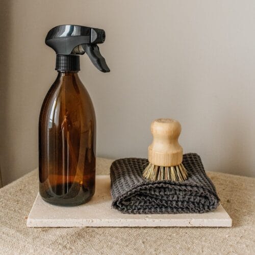 Travertin dienblad rechthoek