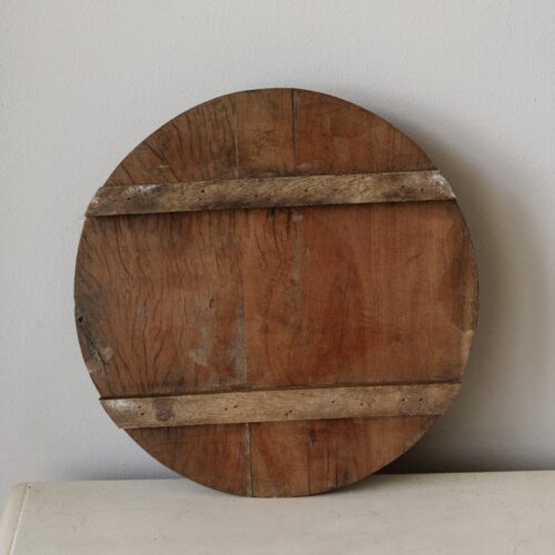 Houten dienblad rond