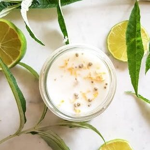 Gezonde natuurlijke geurkaars citroen Gezonde natuurlijke geurkaars citroen