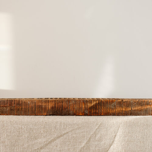 Houten wandplank van oude balken 80cm