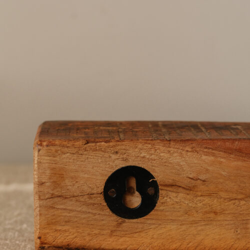 Houten wandplank van oude balken 80cm