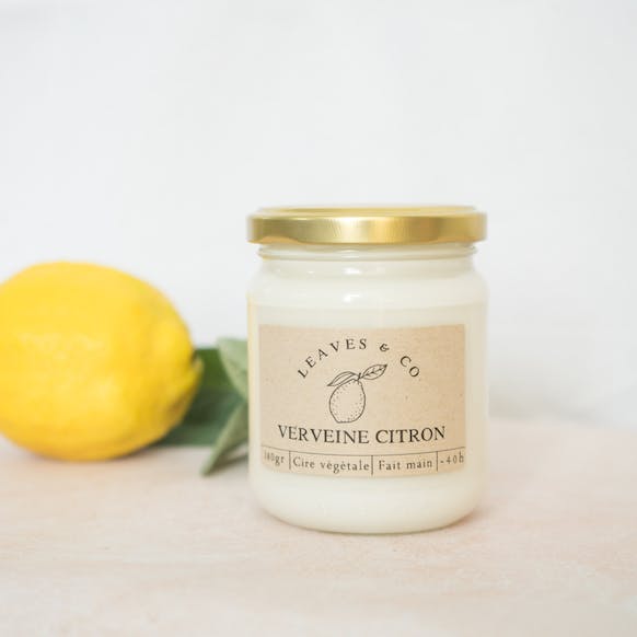 Gezonde natuurlijke geurkaars citroen Gezonde natuurlijke geurkaars citroen