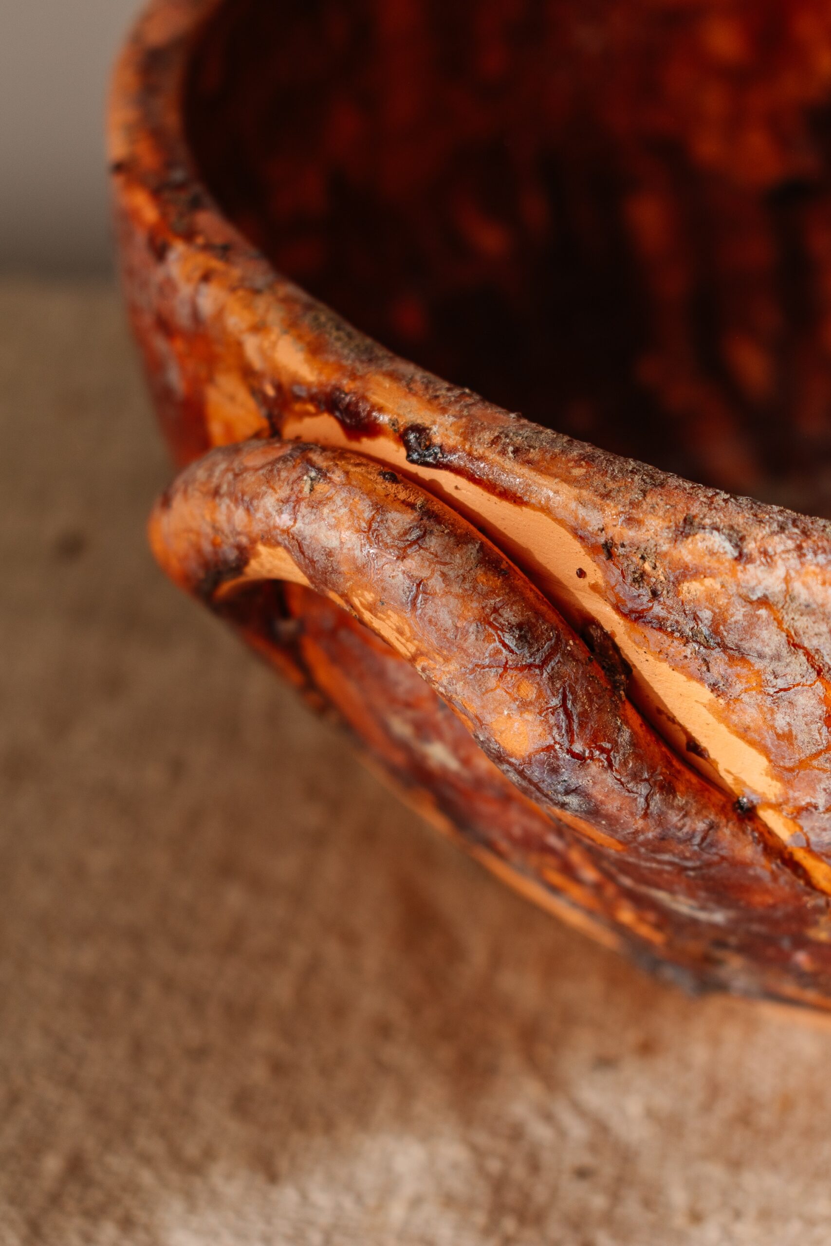 Terracotta hars schaal Terracotta hars schaal