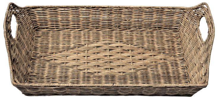 Rieten dienblad Rieten dienblad