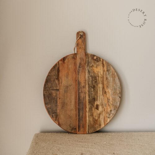 Ronde Broodplank vintage 2 Vintage ronde broodplank
