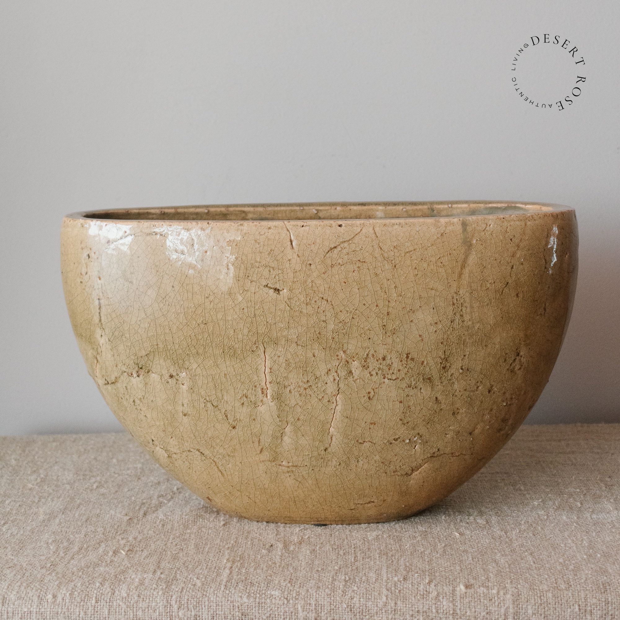 Planter Oval Basic Khaki Olive Planter Oval Basic Khaki Olive