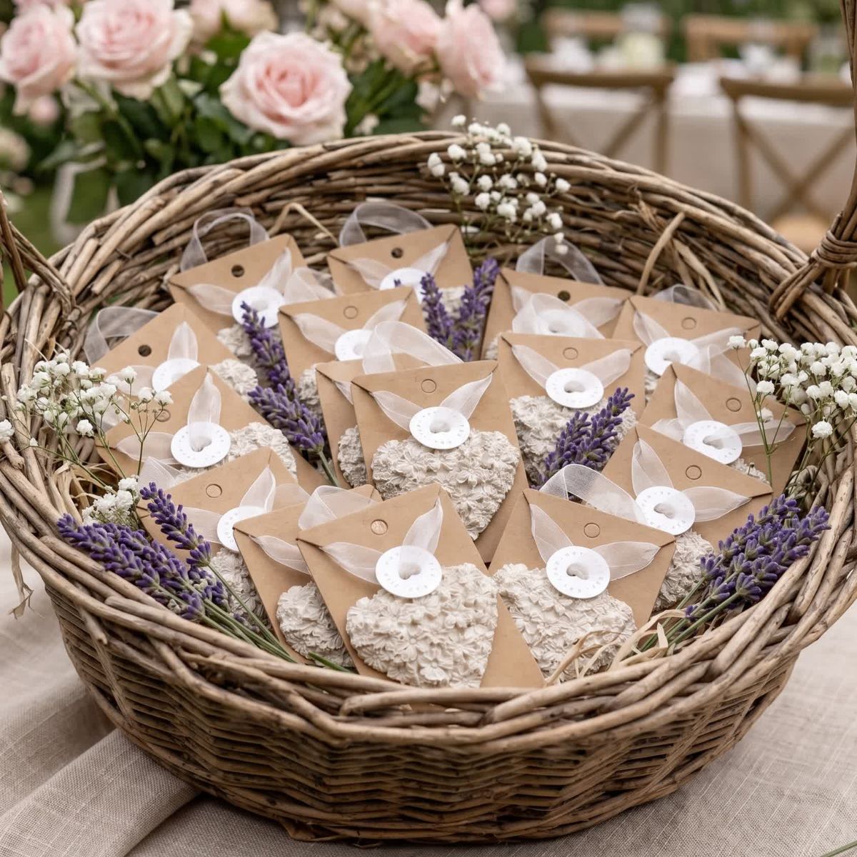 Hart hanger bruiloft cadeau gasten Hart hanger bruiloft cadeau gasten